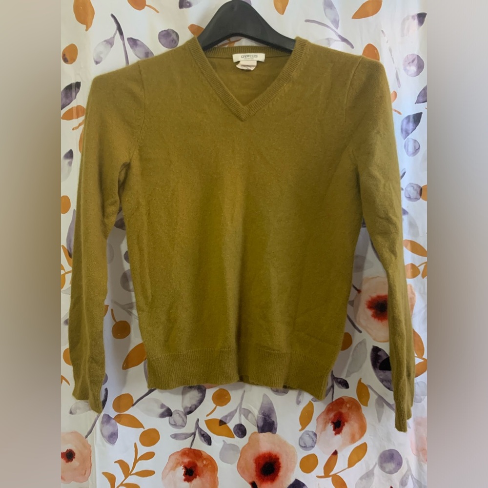 Crewcuts Kids Cashmere V-Neck Sweater Sz 10